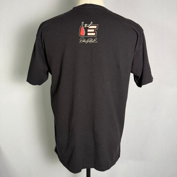 vintage Dale Earnhardt The Intimidator T-Shirt Size Large Black Chase Authentics - Picture 4 of 9